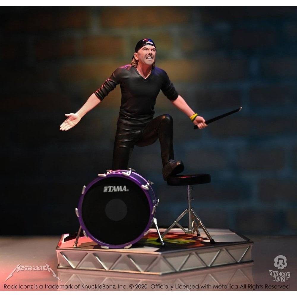 ROCK ICONZ METALLICA LARS ULRICH STATUA FIGURE KNUCKLEBONZ