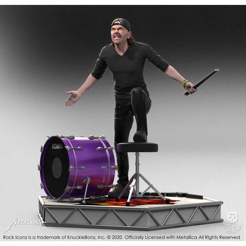 ROCK ICONZ METALLICA LARS ULRICH STATUA FIGURE KNUCKLEBONZ