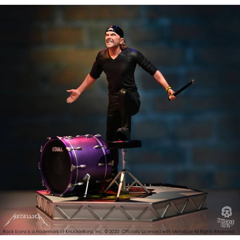 ROCK ICONZ METALLICA LARS ULRICH STATUA FIGURE KNUCKLEBONZ