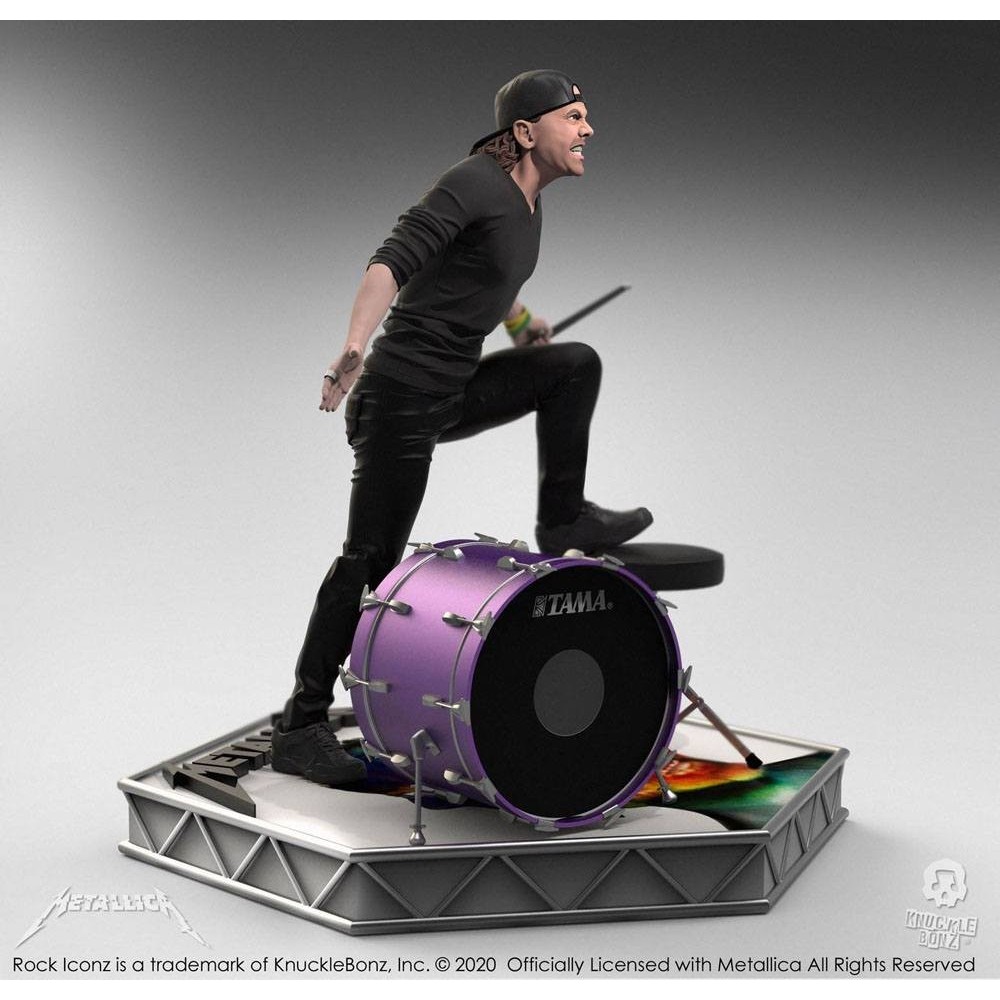 ROCK ICONZ METALLICA LARS ULRICH STATUA FIGURE KNUCKLEBONZ