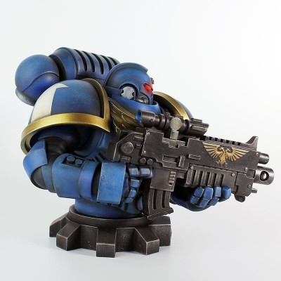 SEMIC WARHAMMER 40000 ULTRAMARINE PRIMARIS BUST STATUE