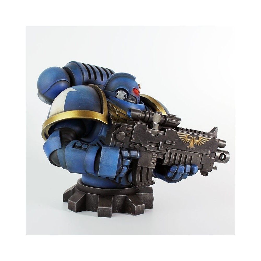 WARHAMMER 40000 ULTRAMARINE PRIMARIS BUSTO STATUA SEMIC