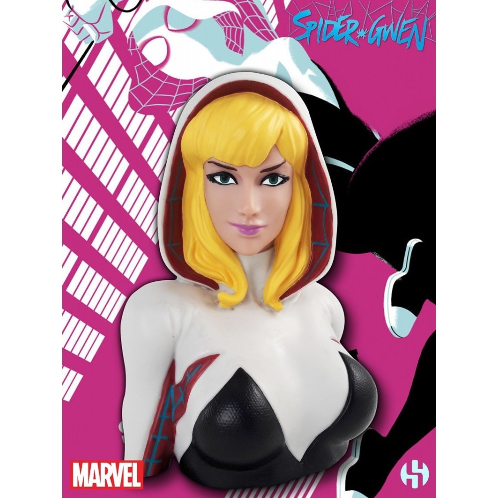 SPIDER-GWEN DELUXE BUST BANK FIGURE SEMIC