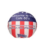 BACK TO THE FUTURE 80'S CAFE ROUND CUSHION PILLOW CUSCINO SD TOYS