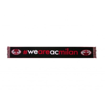 SCIARPA SCARF AC MILAN UFFICIALE WE ARE MILAN NERA