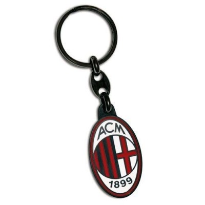 AC MILAN LOGO METALLO KEYCHAIN PORTACHIAVI