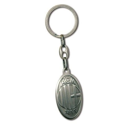 AC MILAN LOGO METALLO KEYCHAIN PORTACHIAVI