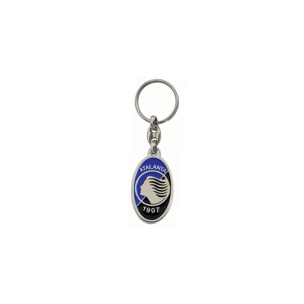 ATALANTA BC LOGO METALLO KEYCHAIN PORTACHIAVI