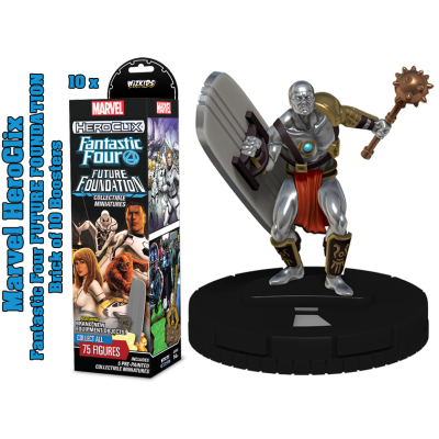 MARVEL HEROCLIX FANTASTIC FOUR FUTURE FOUNDATION 10X BOOSTER BRICK WIZKIDS