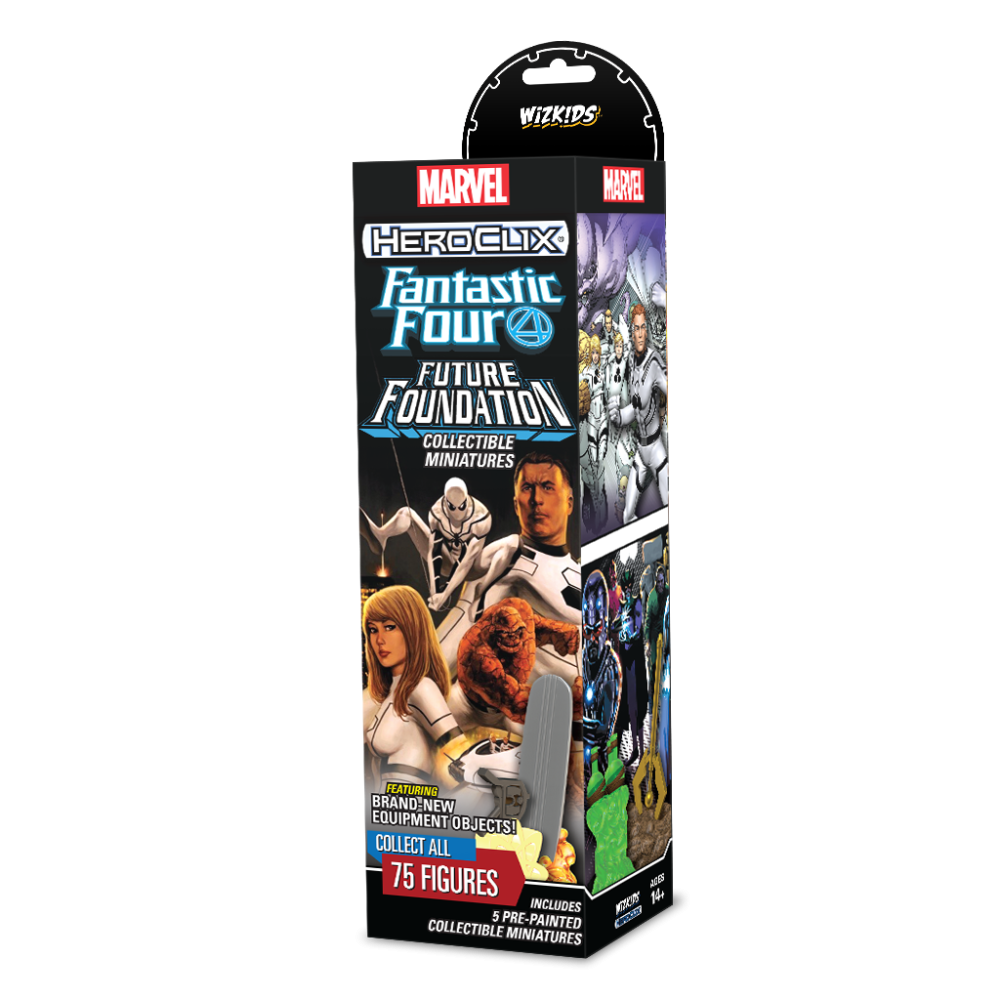 MARVEL HEROCLIX FANTASTIC FOUR FUTURE FOUNDATION 10X BOOSTER BRICK WIZKIDS