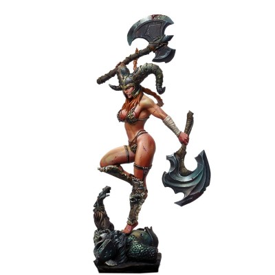 KABUKI MINIATURE KI RA RESIN FIGURE MINI STATUA MODEL KIT KABUKI