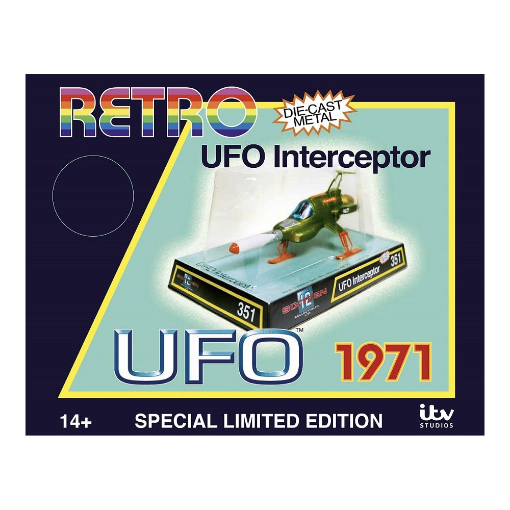 SIXTEEN 12 UFO INTERCEPTOR RETRO LIMITED EDITION FIGURE REPLICA