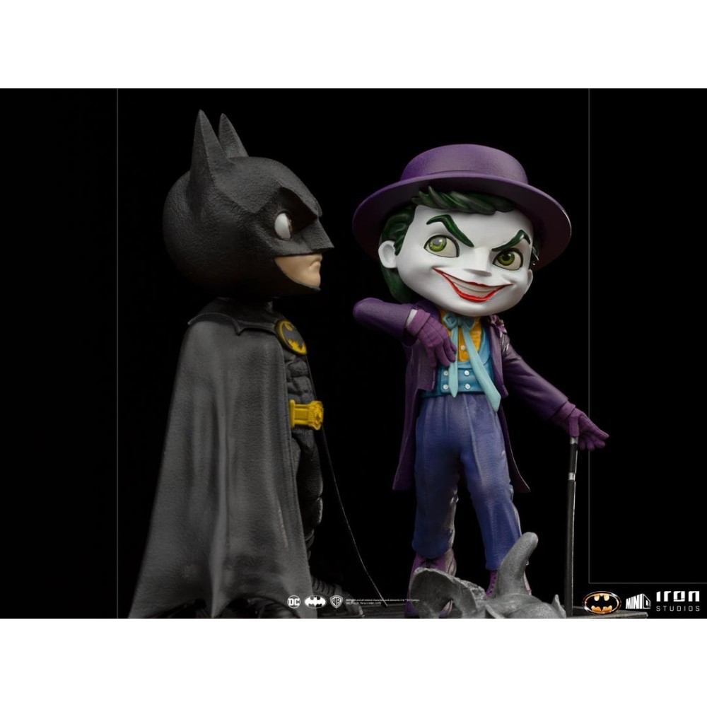 BATMAN 89 THE JOKER MINICO FIGURE STATUA IRON STUDIOS