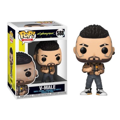 FUNKO POP! CYBERPUNK 2077 V-MALE BOBBLE HEAD FIGURE FUNKO