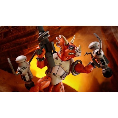 TEENAGE MUTANT NINJA TURTLES TRICERATON INFANTRYMAN AND ROADKILL RODNEY 3-PACK ACTION FIGURE NECA