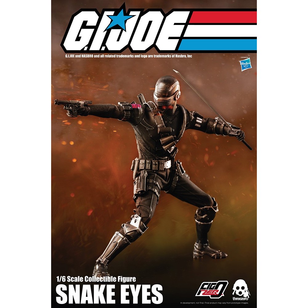 G.I. JOE SNAKE EYES 30CM ACTION FIGURE THREEZERO