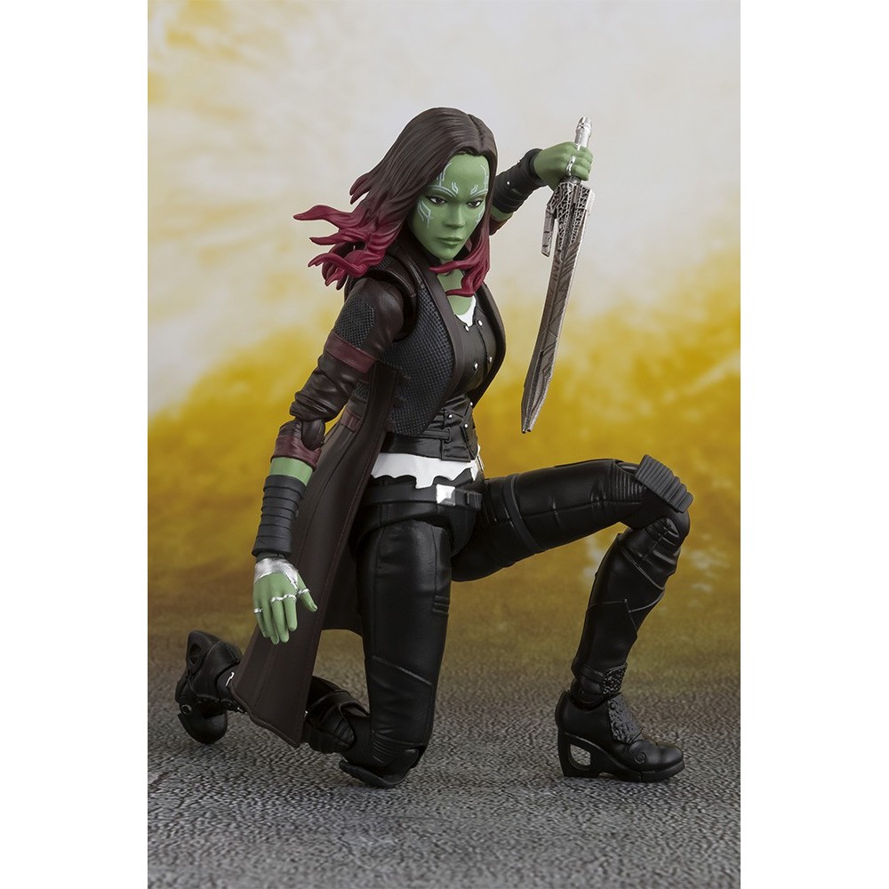 BANDAI AVENGERS INFINITY WAR GAMORA S.H. FIGUARTS ACTION FIGURE