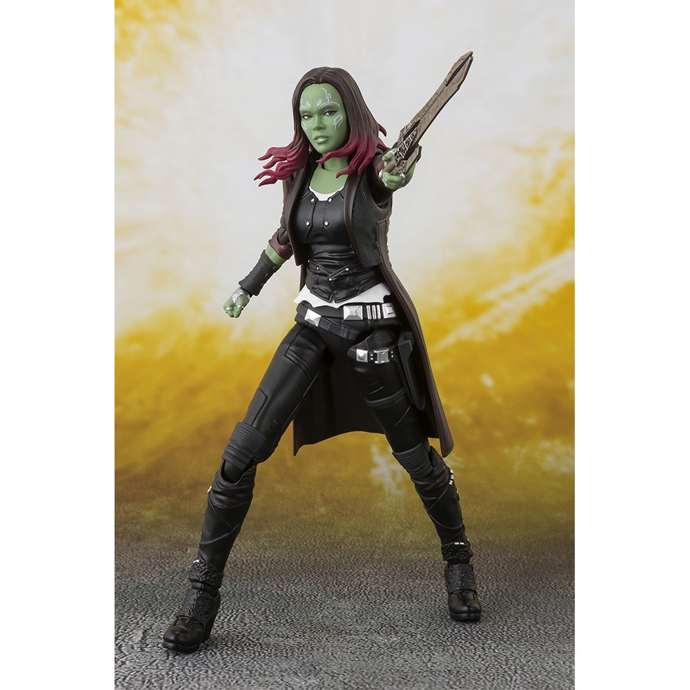 BANDAI AVENGERS INFINITY WAR GAMORA S.H. FIGUARTS ACTION FIGURE