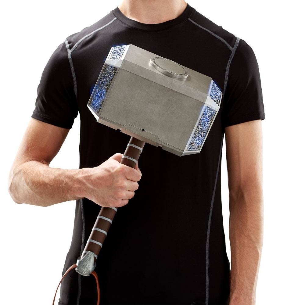 HASBRO MARVEL ELECTRONIC HAMMER THOR MJOLNIR FULL SCALE 1/1