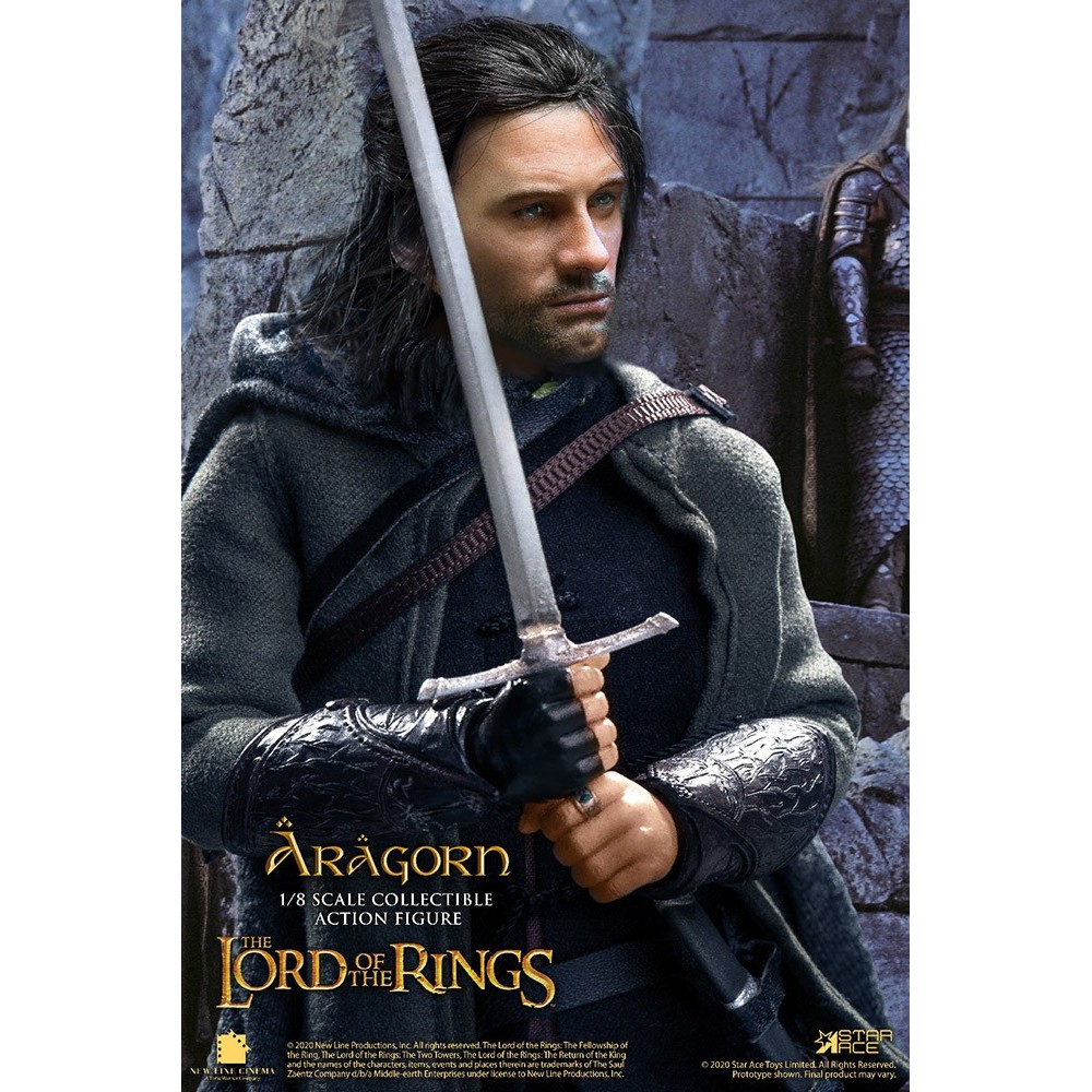 LORD OF THE RINGS ARAGORN ACTION FIGURE STAR ACE