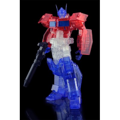 TRANSFORMERS OPTIMUS PRIME CLEAR MODEL KIT ACTION FIGURE FLAME TOYS