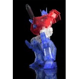 TRANSFORMERS OPTIMUS PRIME CLEAR MODEL KIT ACTION FIGURE FLAME TOYS