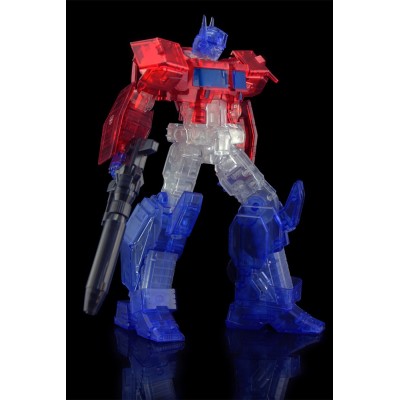 TRANSFORMERS OPTIMUS PRIME CLEAR MODEL KIT ACTION FIGURE FLAME TOYS