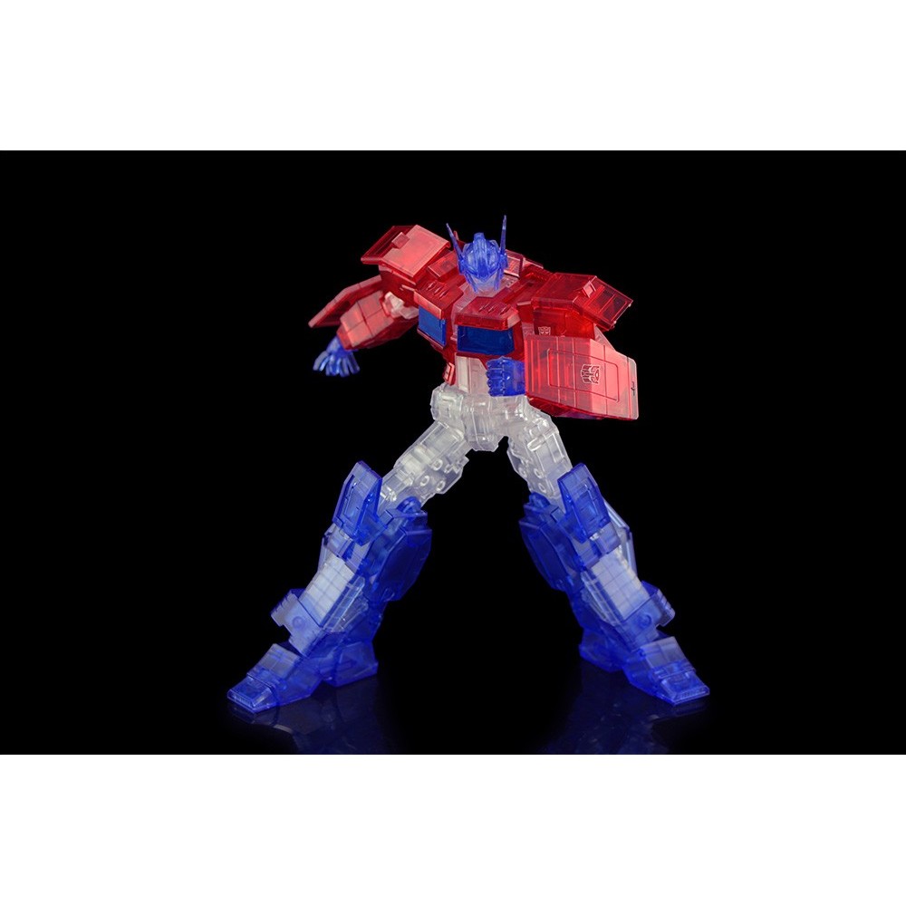 TRANSFORMERS OPTIMUS PRIME CLEAR MODEL KIT ACTION FIGURE FLAME TOYS