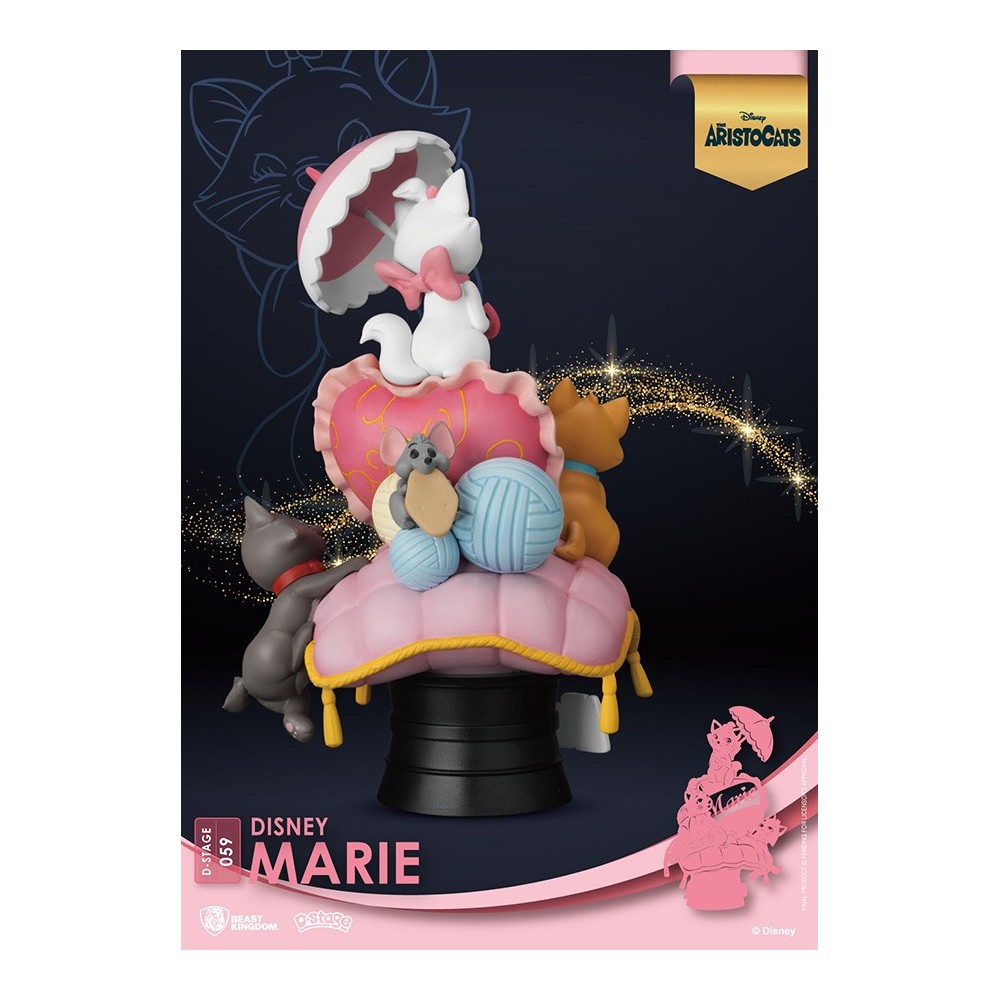 D-STAGE DISNEY ARISTOGATTI STATUA FIGURE DIORAMA BEAST KINGDOM