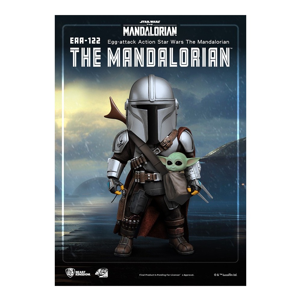BEAST KINGDOM STAR WARS THE MANDALORIAN EGG ATTACK ACTION FIGURE