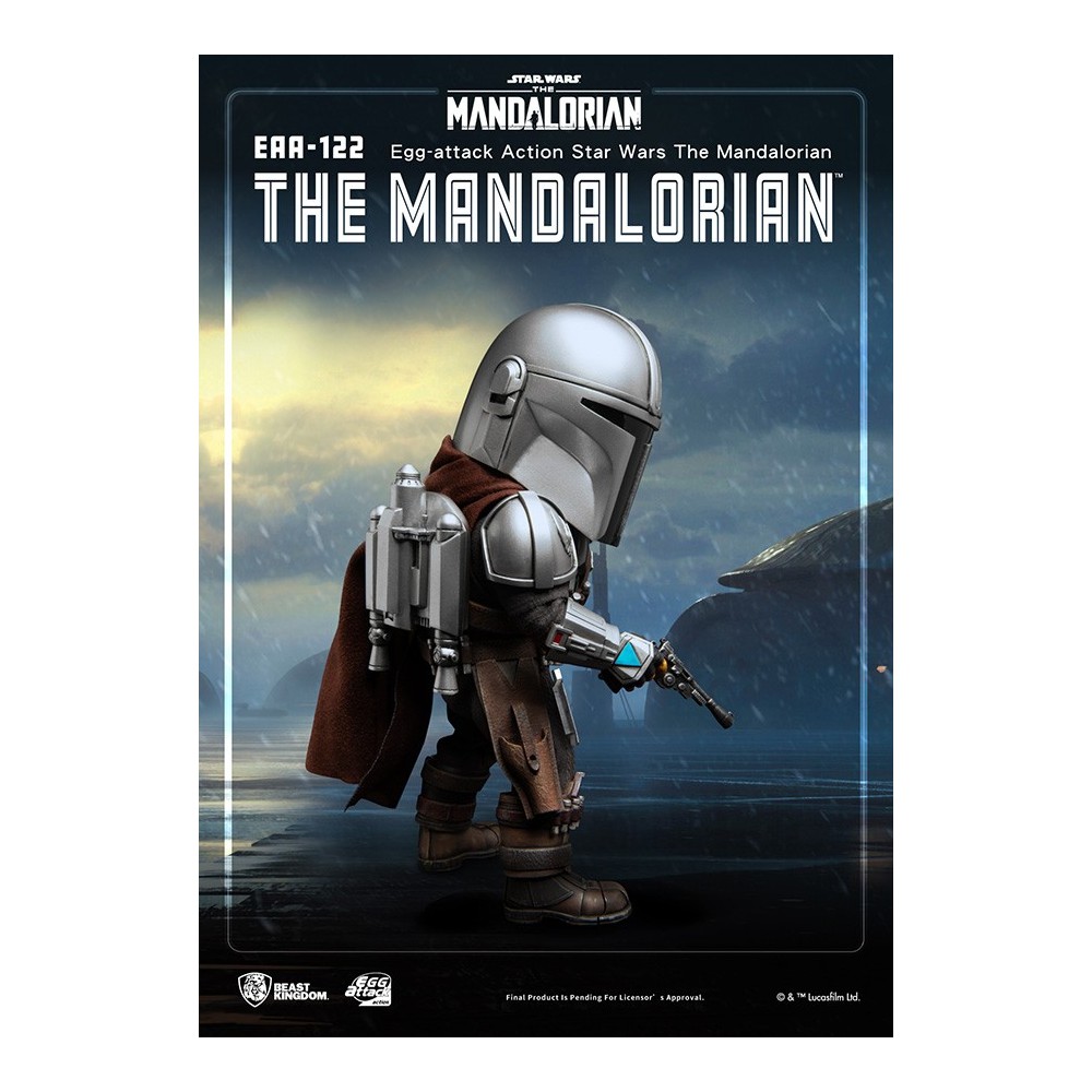BEAST KINGDOM STAR WARS THE MANDALORIAN EGG ATTACK ACTION FIGURE