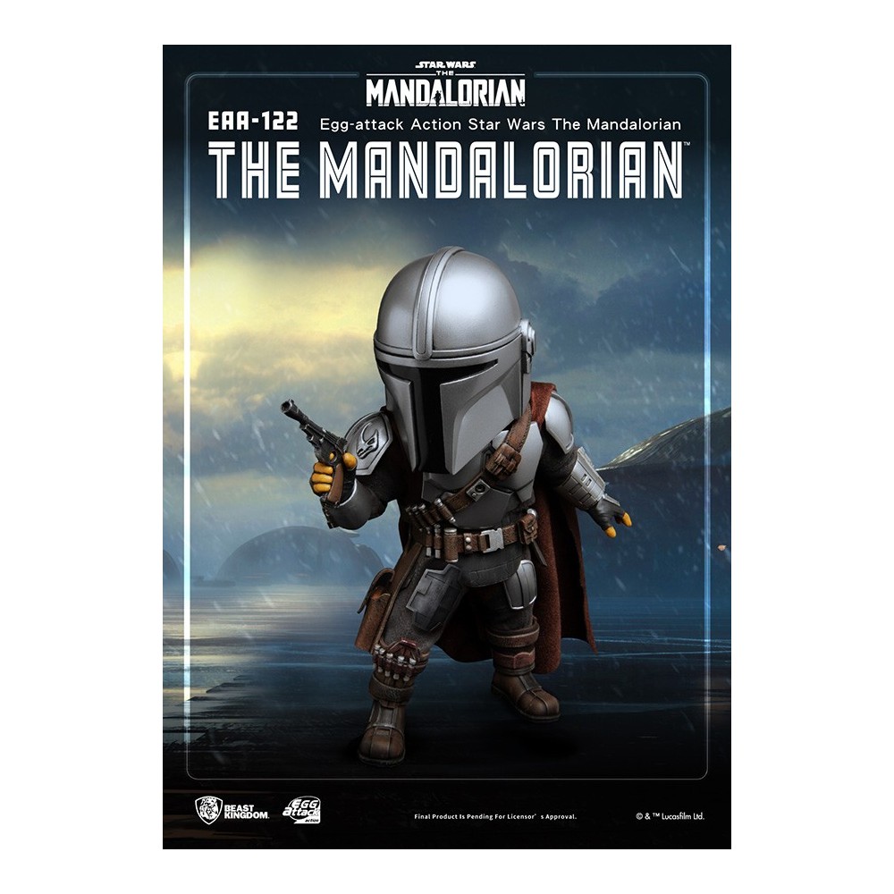 BEAST KINGDOM STAR WARS THE MANDALORIAN EGG ATTACK ACTION FIGURE
