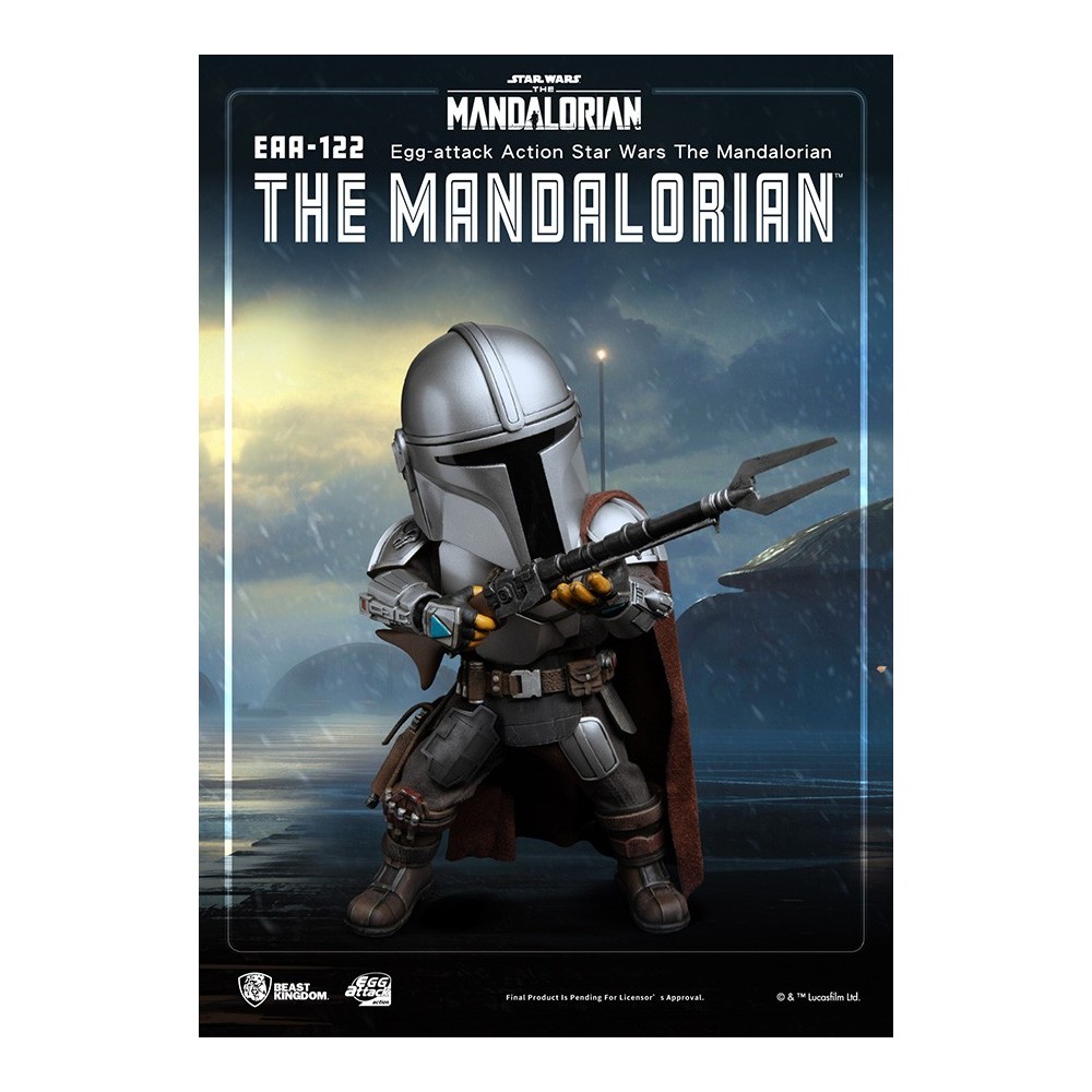 BEAST KINGDOM STAR WARS THE MANDALORIAN EGG ATTACK ACTION FIGURE