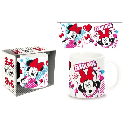 DISNEY MINNIE MOUSE CERAMIC MUG TAZZA IN CERAMICA PYRAMID INTERNATIONAL