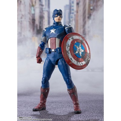BANDAI AVENGERS ASSEMBLE CAPTAIN AMERICA S.H. FIGUARTS ACTION FIGURE