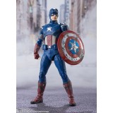 AVENGERS ASSEMBLE CAPITAN AMERICA S.H. FIGUARTS ACTION FIGURE BANDAI