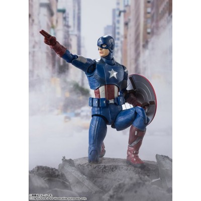 BANDAI AVENGERS ASSEMBLE CAPTAIN AMERICA S.H. FIGUARTS ACTION FIGURE