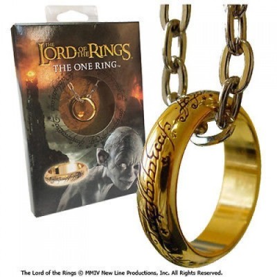 IL SIGNORE DEGLI ANELLI LORD OF THE RINGS ANELLO THE ONE RING NOBLE COLLECTIONS