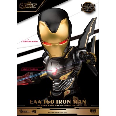 BEAST KINGDOM EAA-160 IRON MAN EGG ATTACK LIMITED EDITION ACTION FIGURE