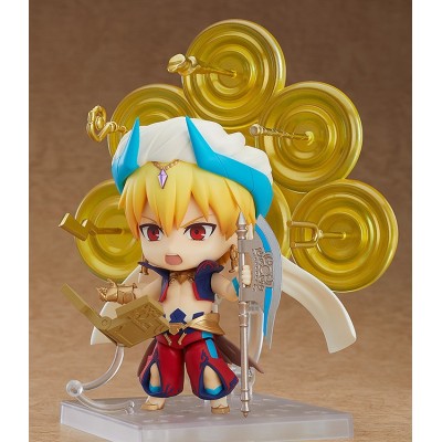FATE GRAND ORDER CASTER/GILGAMESH ASCENSION NENDOROID ACTION FIGURE ORANGE ROUGE