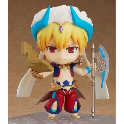 FATE GRAND ORDER CASTER/GILGAMESH ASCENSION NENDOROID ACTION FIGURE ORANGE ROUGE
