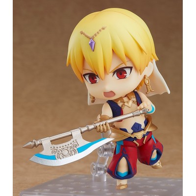 FATE GRAND ORDER CASTER/GILGAMESH ASCENSION NENDOROID ACTION FIGURE ORANGE ROUGE