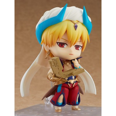FATE GRAND ORDER CASTER/GILGAMESH ASCENSION NENDOROID ACTION FIGURE ORANGE ROUGE