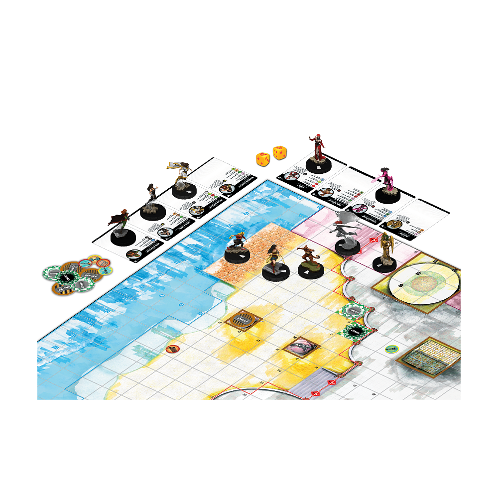 DC COMICS HEROCLIX WONDER WOMAN 80TH ANNIVERSARY STARTER SET WIZKIDS