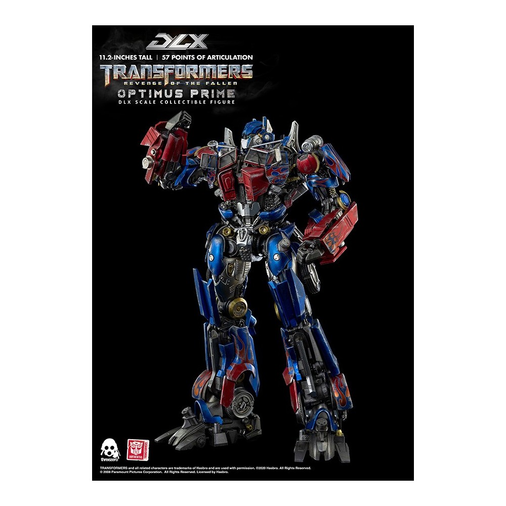 TRANSFORMERS REVENGE OF THE FALLEN OPTIMUS PRIME DELUXE ACTION FIGURE THREEZERO