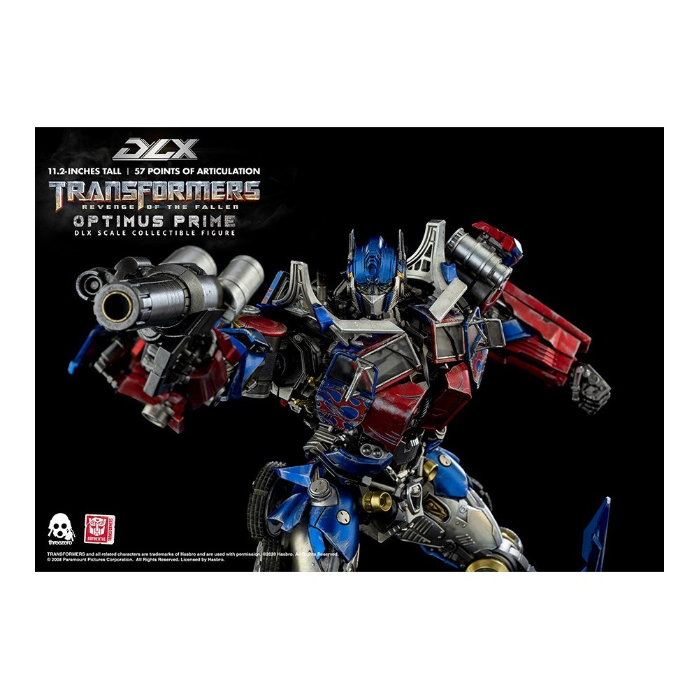 TRANSFORMERS REVENGE OF THE FALLEN OPTIMUS PRIME DELUXE ACTION FIGURE THREEZERO