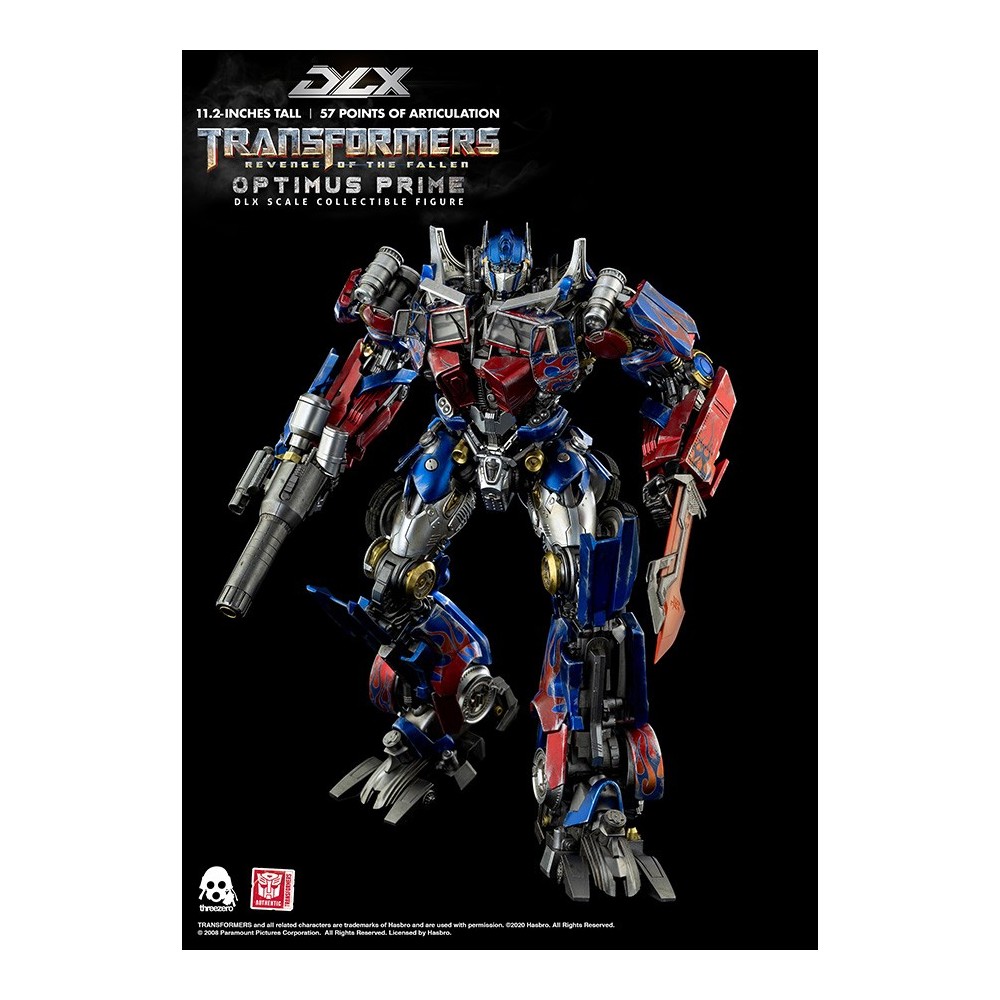 TRANSFORMERS REVENGE OF THE FALLEN OPTIMUS PRIME DELUXE ACTION FIGURE THREEZERO