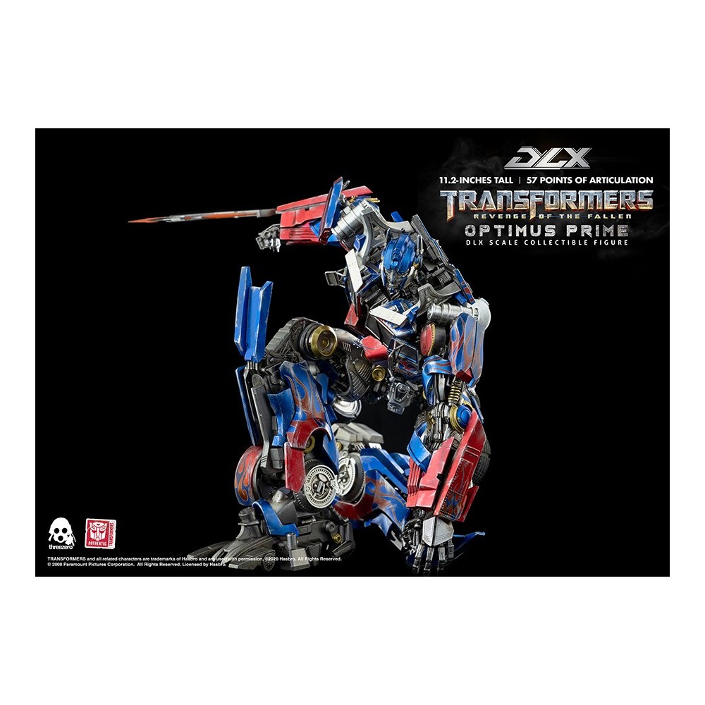 TRANSFORMERS REVENGE OF THE FALLEN OPTIMUS PRIME DELUXE ACTION FIGURE THREEZERO