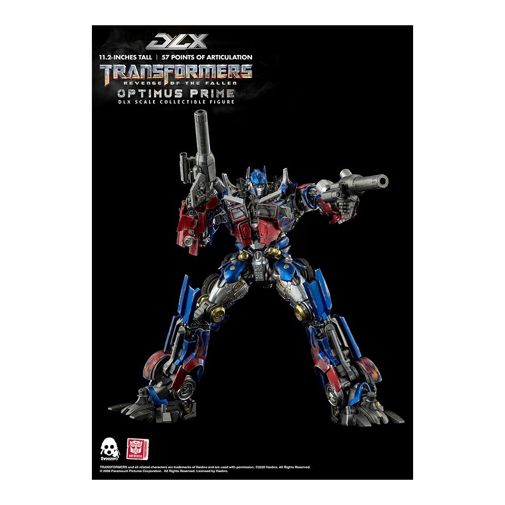 TRANSFORMERS REVENGE OF THE FALLEN OPTIMUS PRIME DELUXE ACTION FIGURE THREEZERO