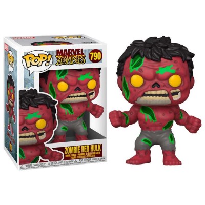 FUNKO POP! MARVEL ZOMBIE RED HULK BOBBLE HEAD FIGURE FUNKO